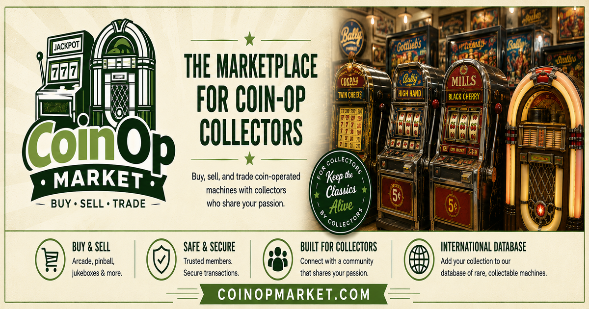 CoinOp Market - Buy & Sell Vintage Coin-Operated Machines